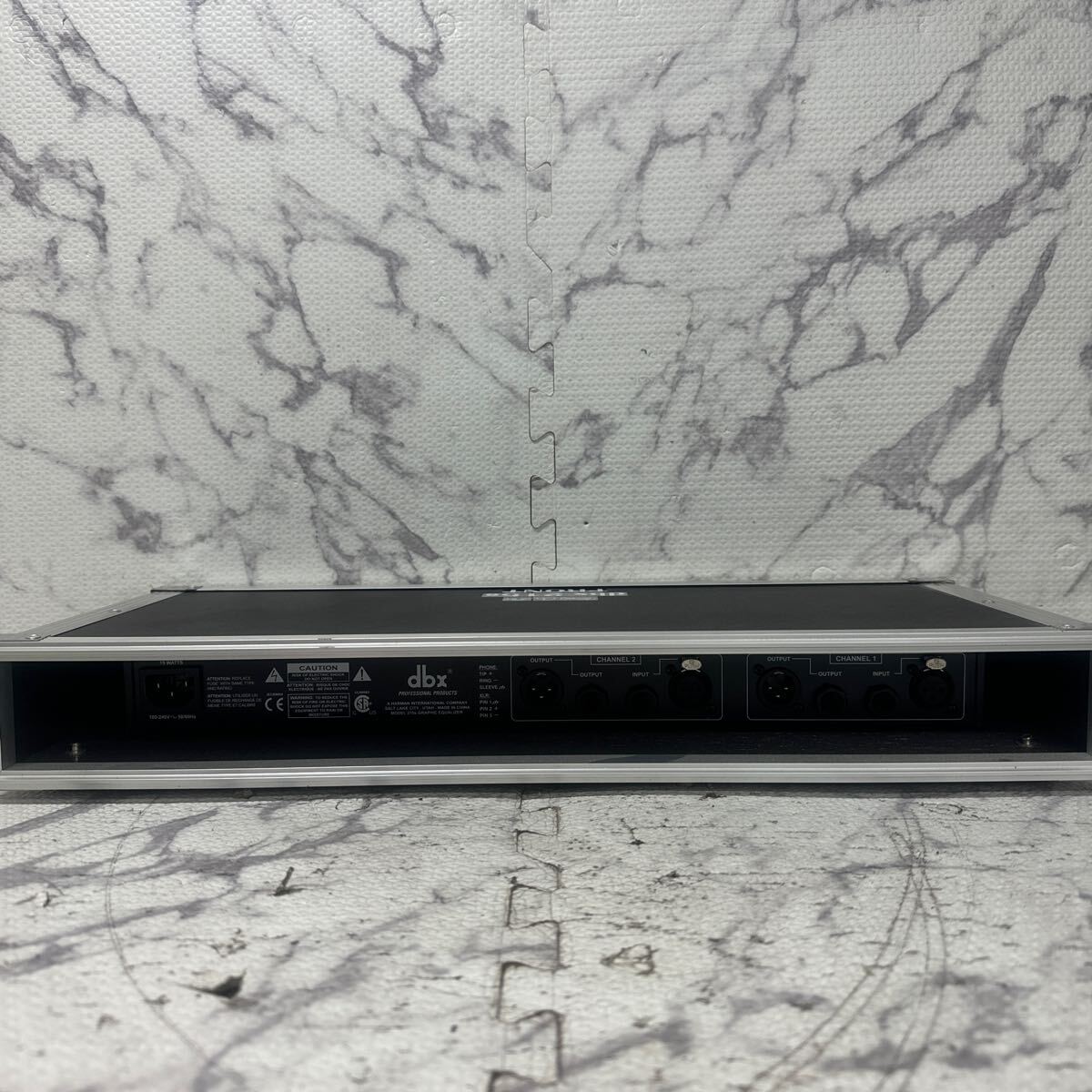 MYM4-76 激安 dbx 215s Graphic Equalizer グラフィックイコライザー 通電OK 中古現状品 ※3回再出品で処分_画像5