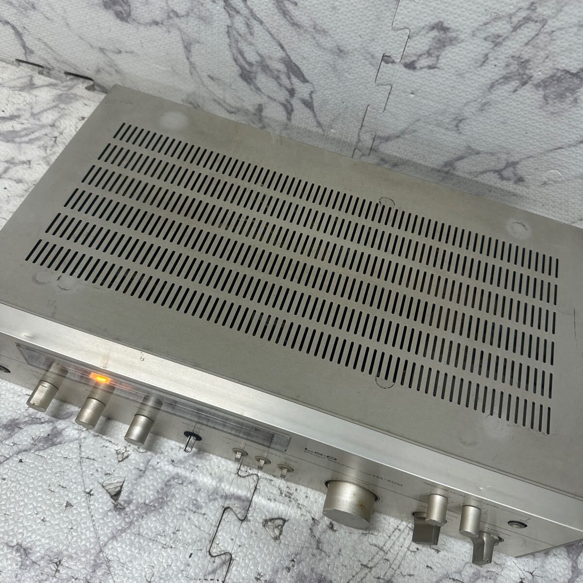 MYM4-93 Lo-D STEREO AMPLIFIER HA-50M アンプ 激安 通電OK 中古現状品 ※3回再出品で処分の画像4