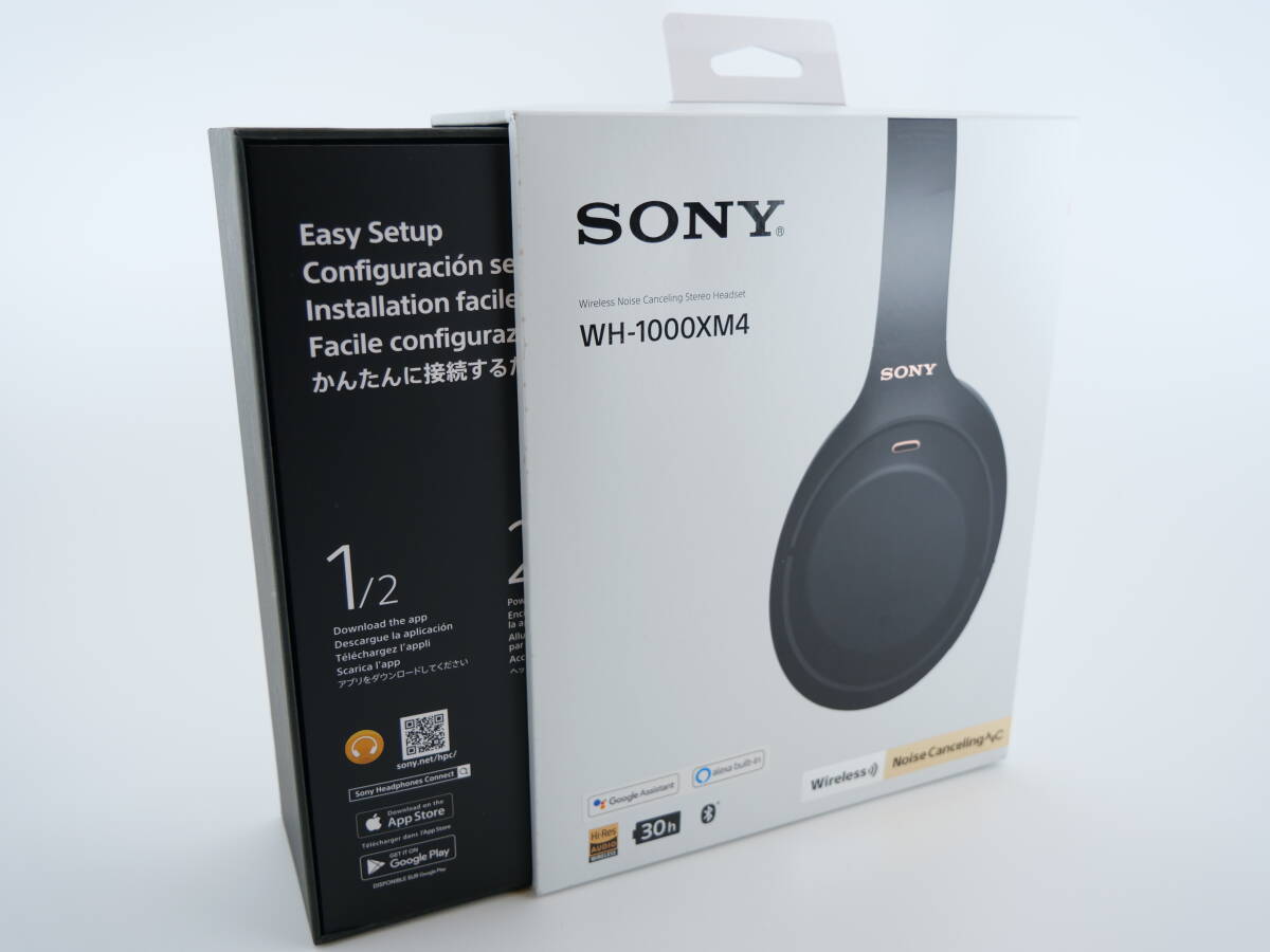 【極美品】SONY ソニー WH-1000XM4 ブラック ハイエンドワイヤレスヘッドホン ノイズキャンセリング 完動品 元箱・付属品完備