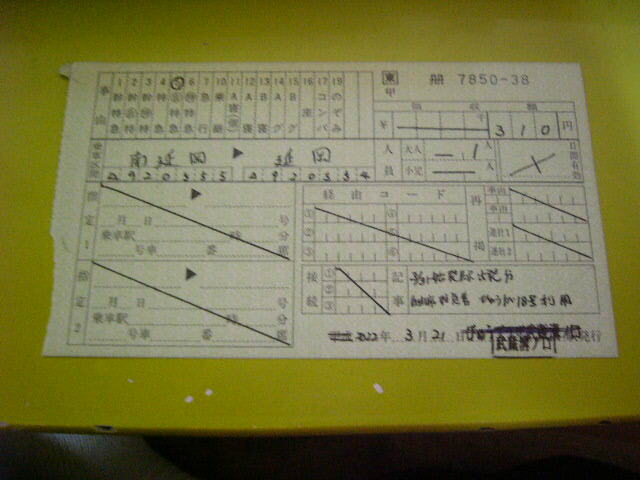 JR東日本　武蔵溝ノ口　料金補充券_画像1