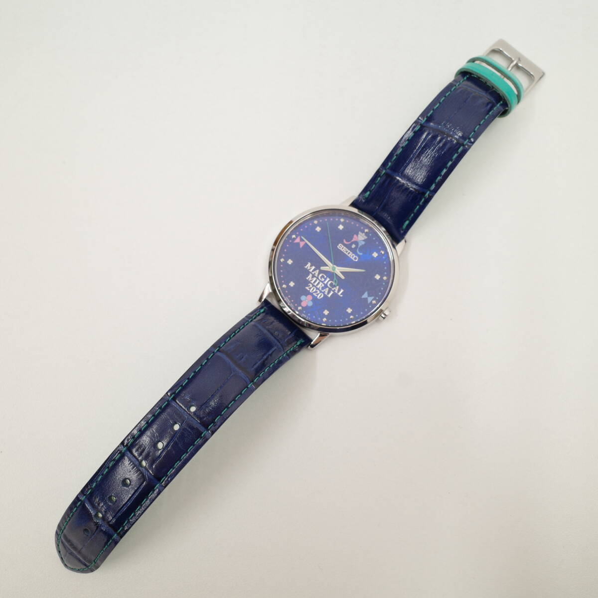 【未使用】SEIKO セイコー 7N01-HDEC マジカルミライ 2020 Winter Festival セイコーコラボウォッチ 初音ミク シリアル入り 300本限定_画像5