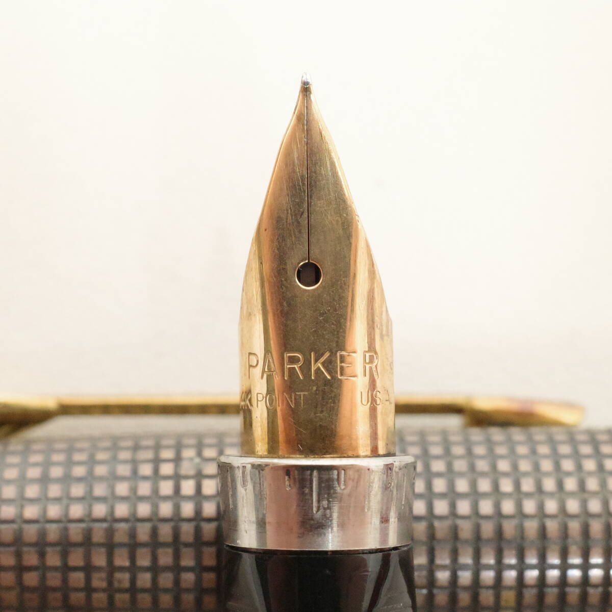 PARKER パーカー 万年筆 STERLING スターリングシルバー ペン先 14K 文具_画像2