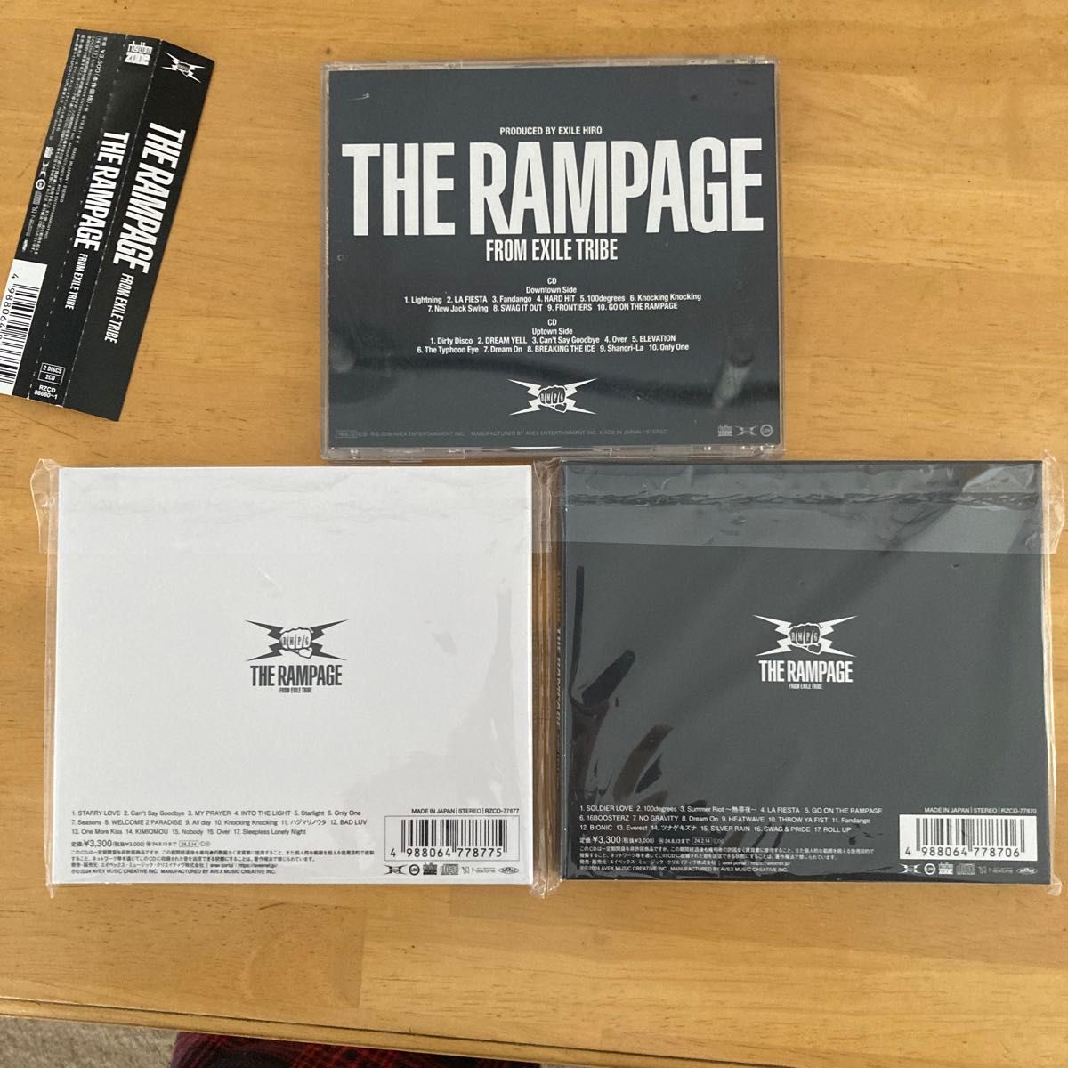 THE RAMPAGE BEST ALBAM「16SOUL」「16PRAY」通常盤 2枚とTHE RAMPAGE のアルバム1枚