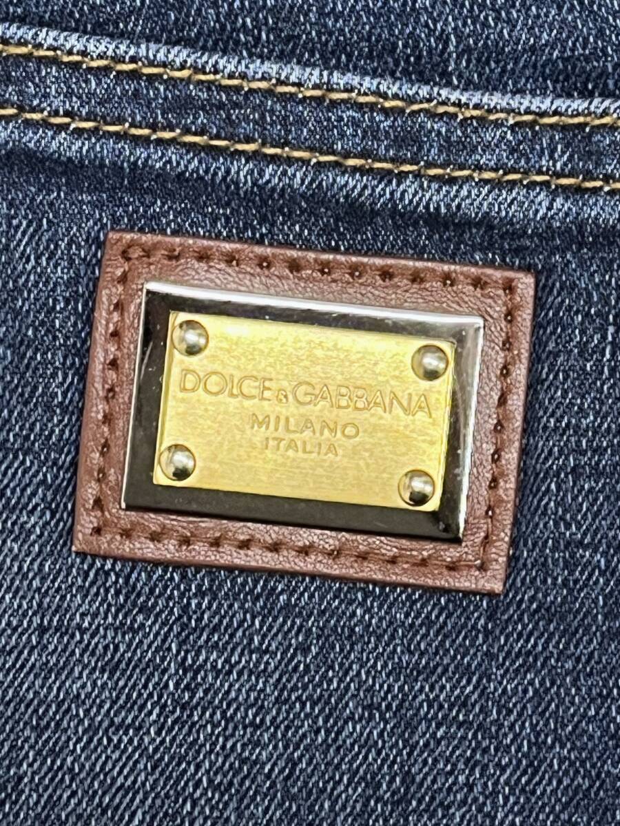  новый товар не использовался *DOLCE&GABBANA[ Dolce & Gabbana ] Denim брюки 36 размер DENIM FIT SLIMMY