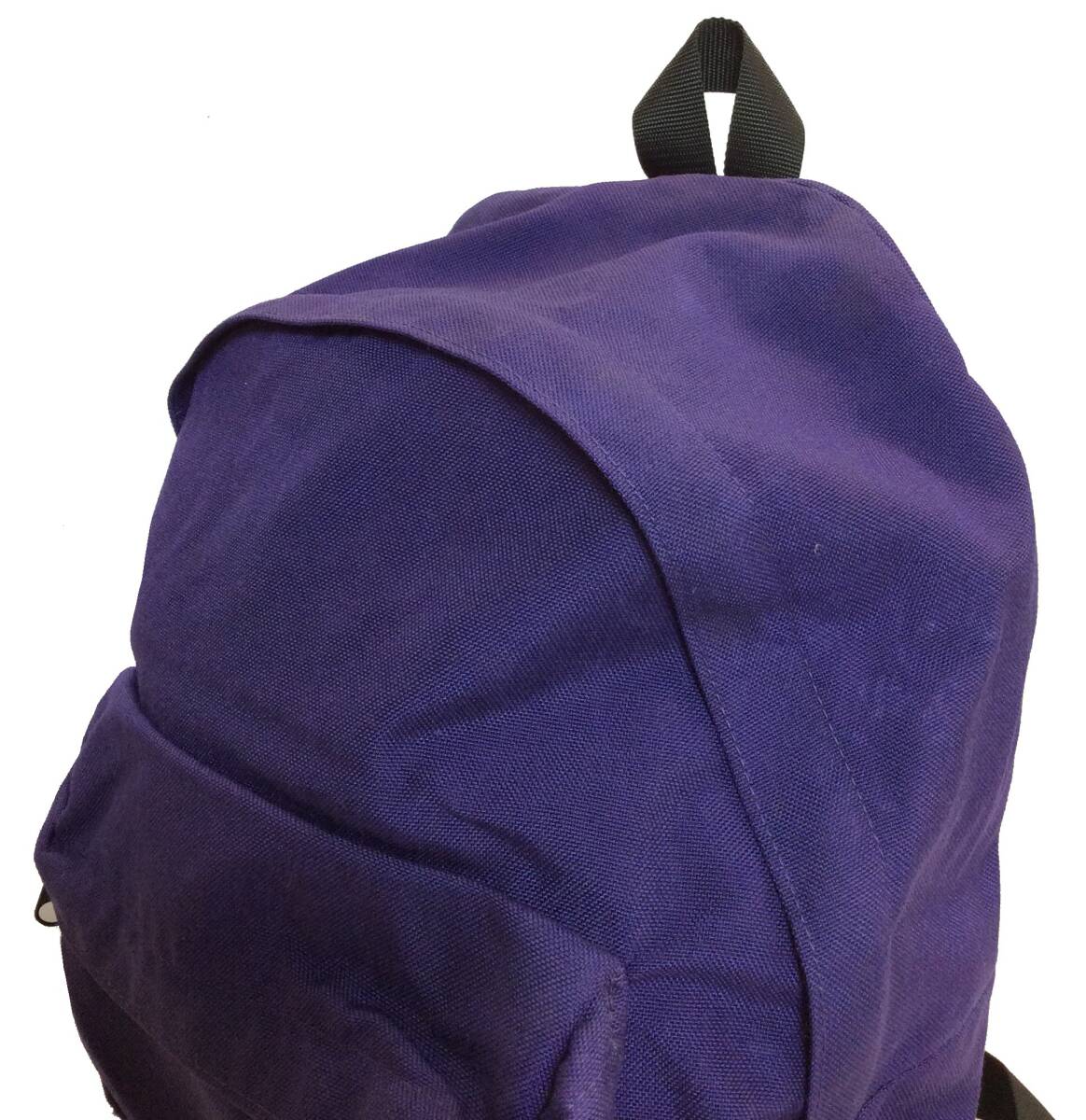  Herve Chapelier Herve Chapelier LIMITED USA made nylon leather rucksack backpack bag purple / Brown 