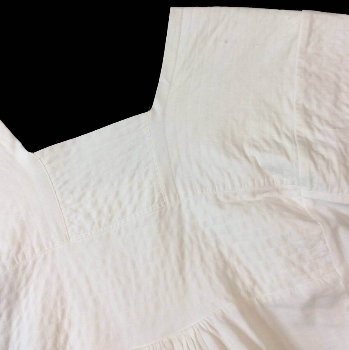 Chloe クロエ トップス ブラウス デザインシャツ OPTIC WHITE 白 ホワイト コットン XS (ma)_画像4