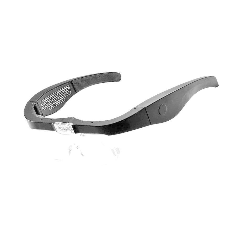  magnifier LED glasses head magnifier lens 1.5 times 2.5 times 3.5 times 5 times angle adjustment gum band glasses both for LED light attaching 4LEGEGG