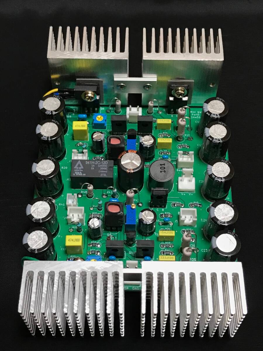 【実装済み基板】調整済み! ぺるけ式 トランジスタ式ミニワッター Part5 19V用 実装済み基板 (パワーアンプ)_画像3