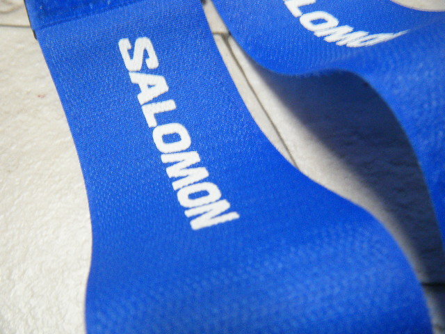 新品 サロモン  ベルクロ ４本セット 50ｍｍ幅  サロモンチーム 2024 ブルーの画像2