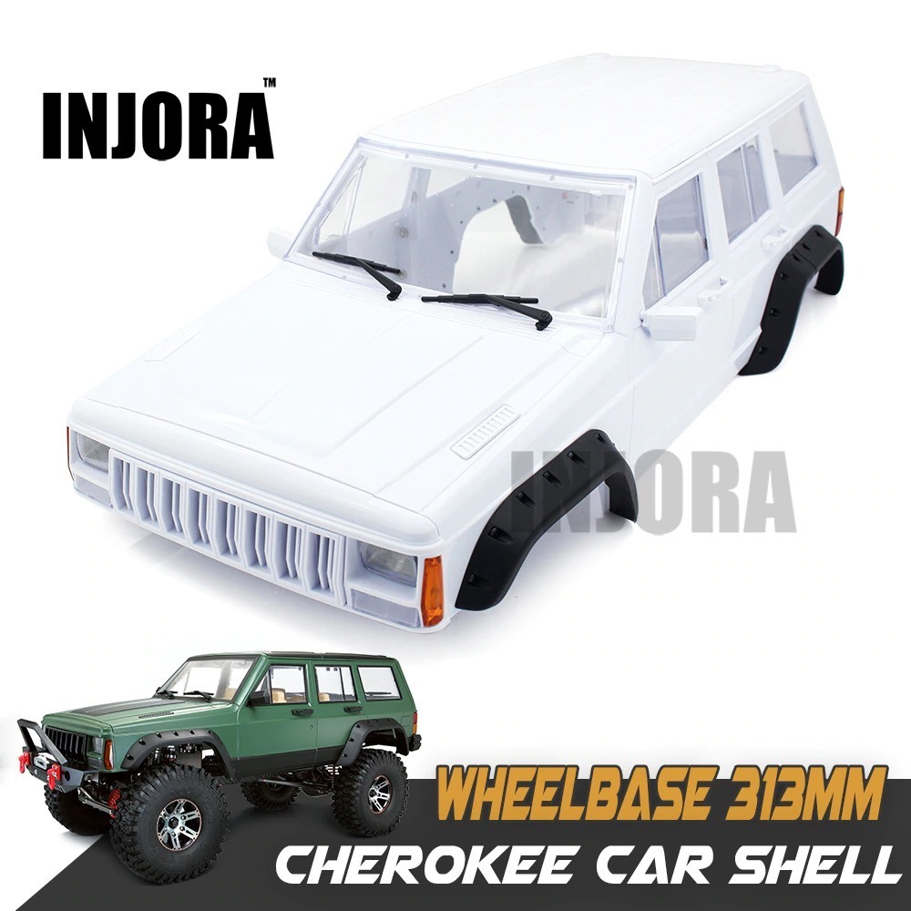 INJORA 1/10 Jeep ジープ チェロキー ボディシェル RCカー Axial SCX10＆SCX10 II 90046 90047
