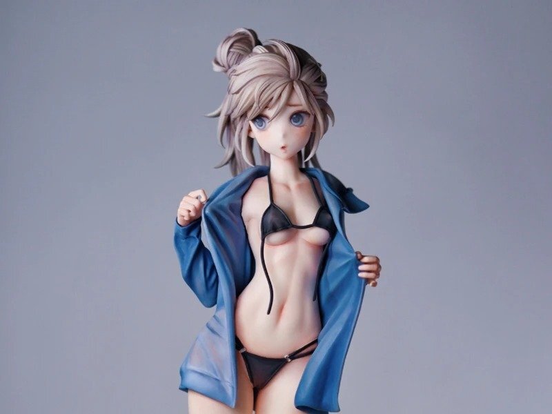 【送料無料】水夏 美少女 20cm ガレキ GK フィギュア プラモデル ガレージキット 未塗装 未組立