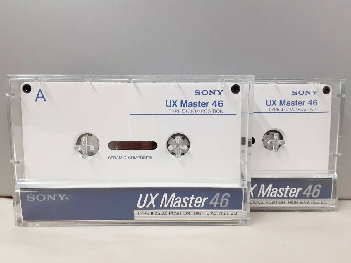 【中古】 SONY UX Master 46 TYPE2 HIGH BIAS セラミック 2本セット ④_画像1