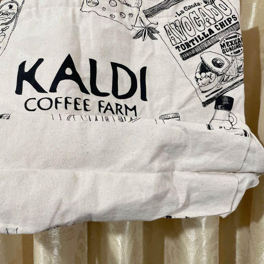 KALDI カルディコーヒーファームトートバッグ エコバッグ キャンバス/帆布/生成り