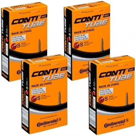 コンチネンタル(Continental) チューブ Race28 700×20-25C（仏式42mm) 4本セット【簡易包装品】箱なし_画像1