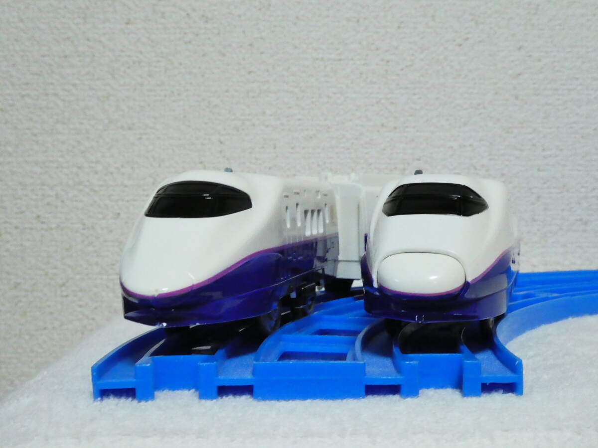 プラレール『絶版旧動力 東北新幹線 E2系 やまびこ 後尾車連結器仕様 清掃・整備・動作確認済み 中古品』の画像1