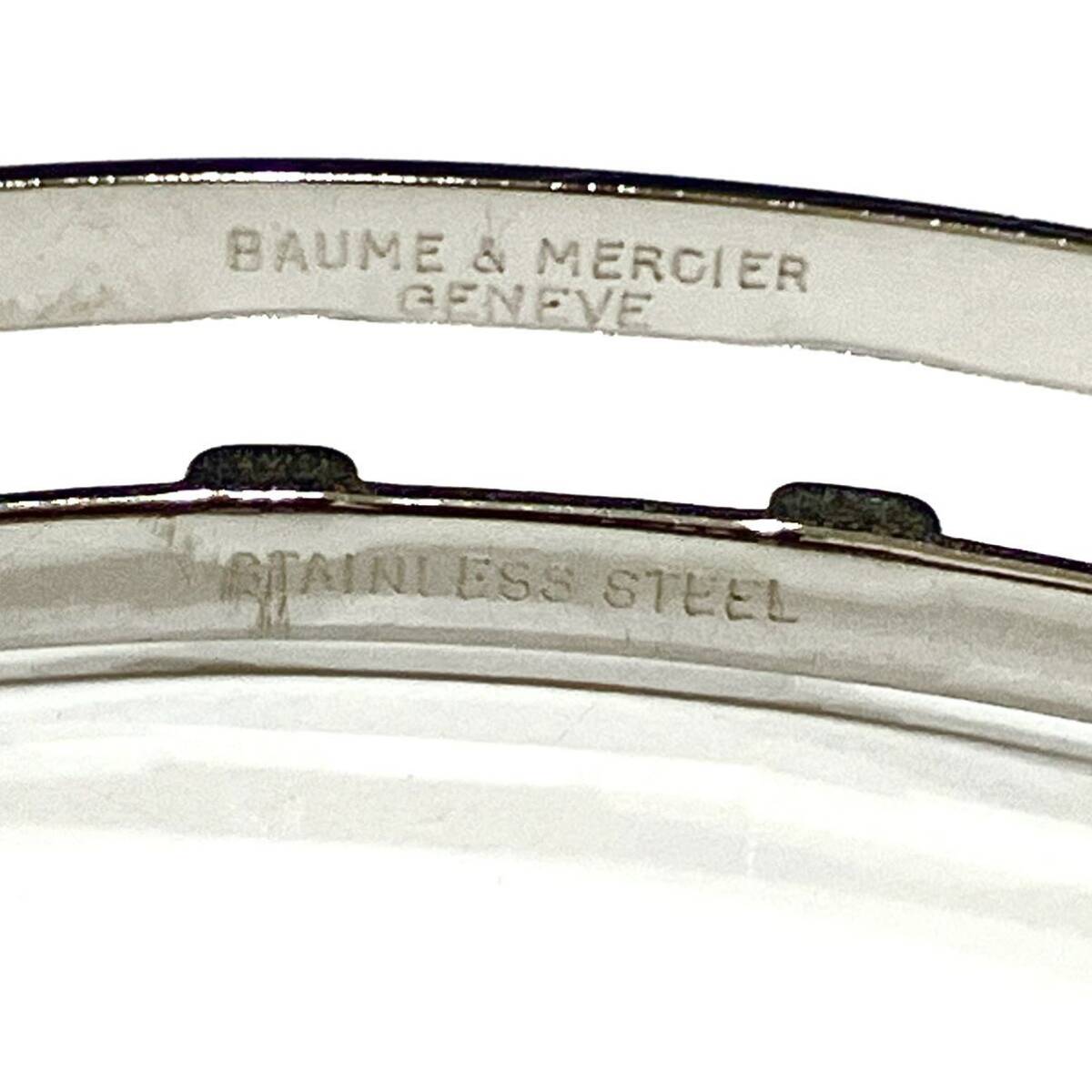 ボーム&メルシエ　ジュネーブ　クォーツ　BAUME&MERCIER 5845 腕時計　不動_画像8