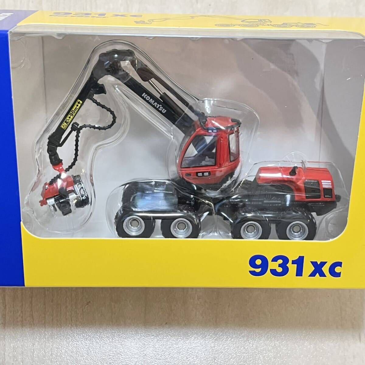 558 KOMATSU コマツ ミニカー 非売品 2点まとめ／931xc 1:87 ホイールハーベスタ／wx22H 1:87 ロードホールダンプ _画像4