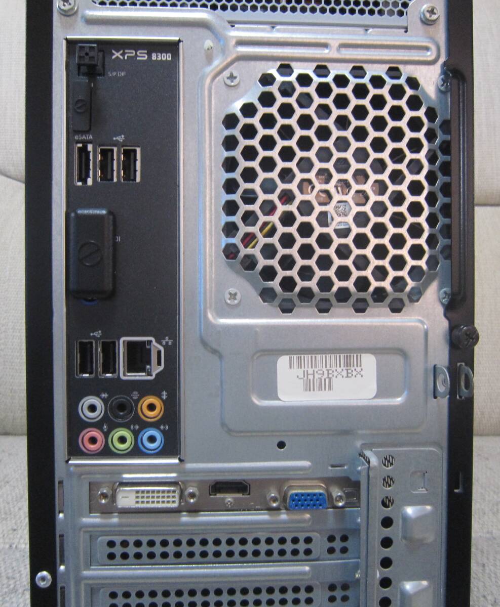 Dell XPS 8300 サクサク　Core i7-2600～3.8Ghz×8/16G/新SSD256G+1T/R6450/W10/office2021_モニター出力は DVI HDMI VGA