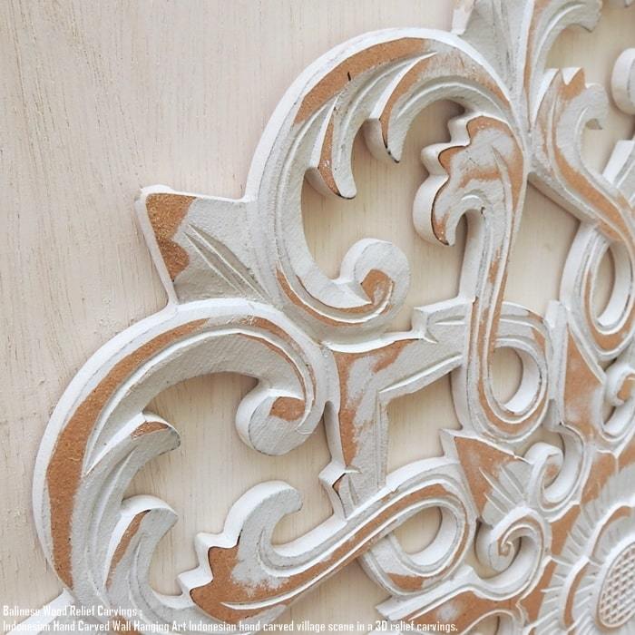  relief 60cm circle [3] WW art panel wood relief tree carving sculpture art field interval ornament decoration wall decoration panel 