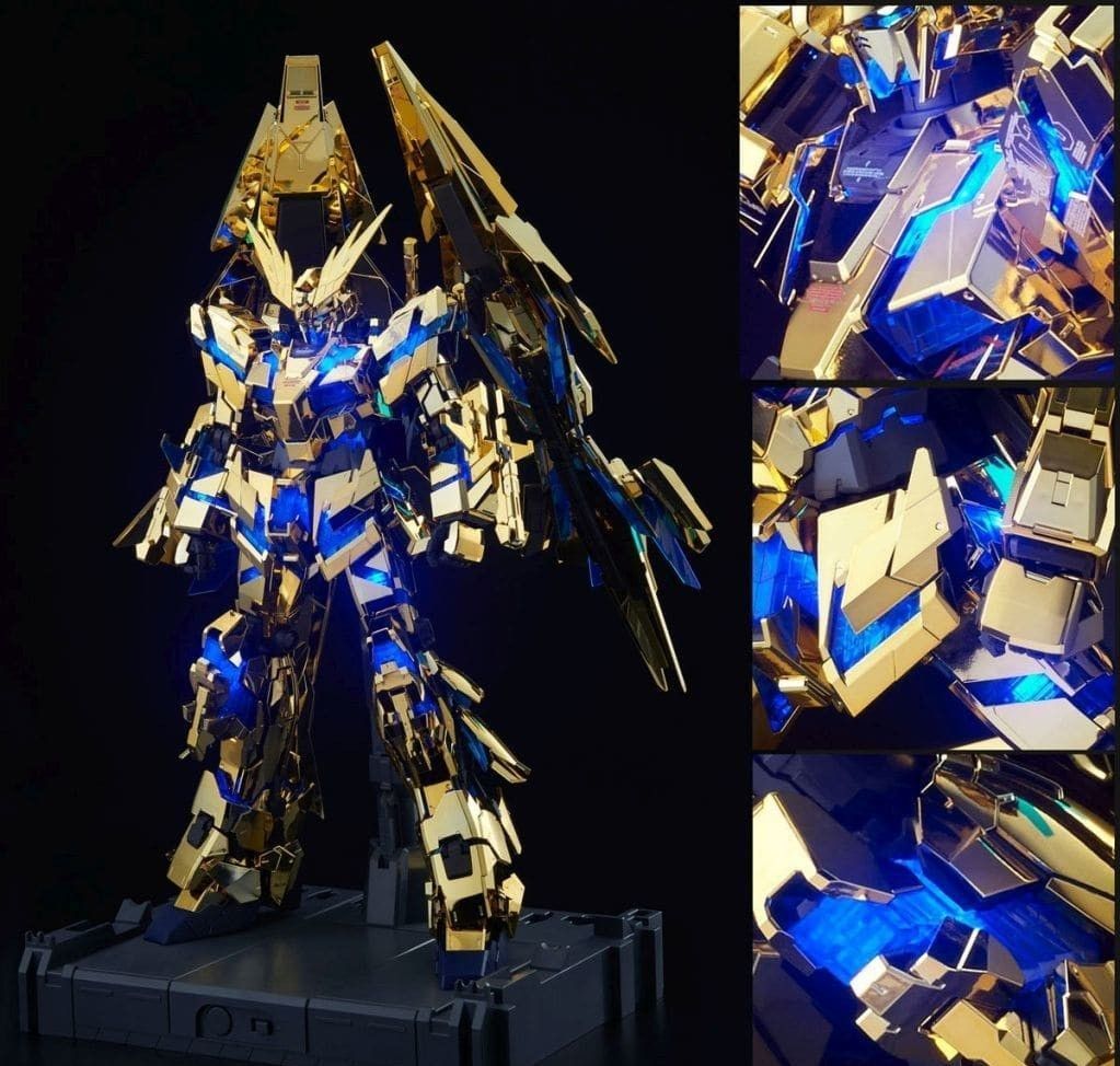 正規品新品プラモデル1/60PG RX-0 ユニコーンガンダム3号機 フェネクス+ ledユニット+ナラティブ拡張キット3点セット