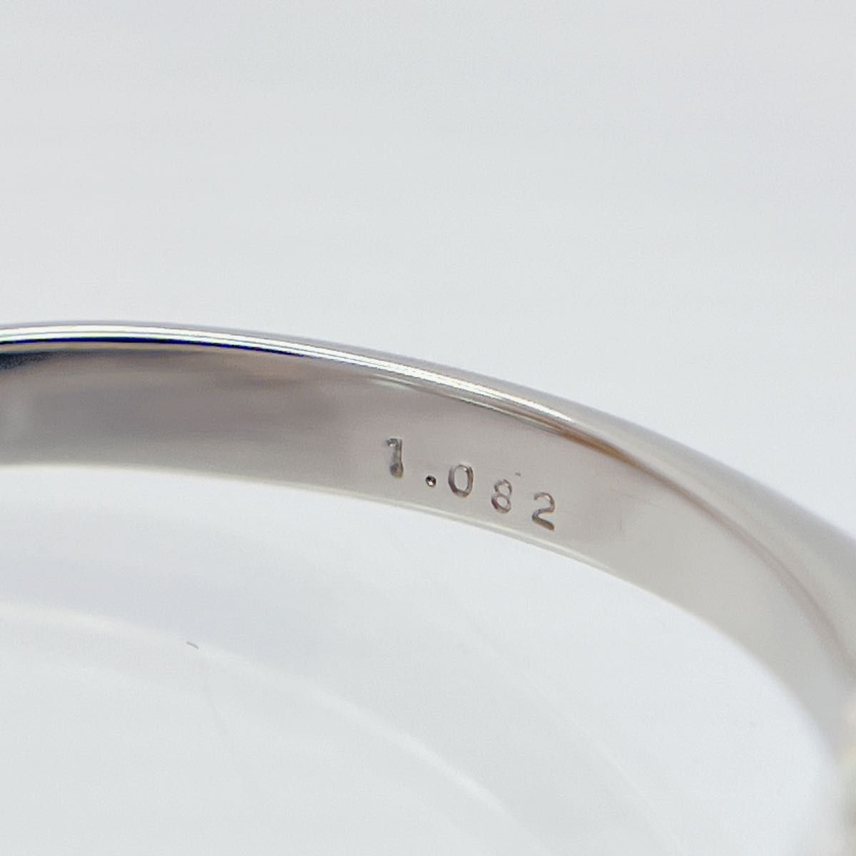 天然ダイヤモンド1.082ct 一粒ダイヤ　　プラチナ　リング　指輪
