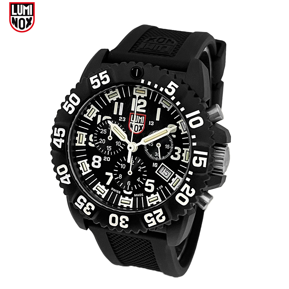 LUMINOX ルミノックス 新品 腕時計 3081 メンズ NAVY SEAL クロノグラフ カラーマークシリーズ 44mm スイス製 送料無料_画像1