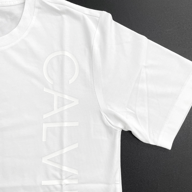 カルバンクライン 新品・アウトレット 半袖 Tシャツ 4MS0K103 100 WHITE 白 Lサイズ メンズ クリックポストで送料無料の画像3