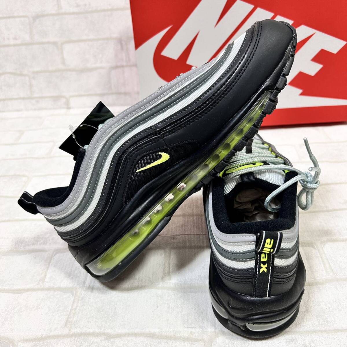 新品 NIKE メンズ 27センチ AIR MAX 97 ピュアプラチナム エアマックス 正規品