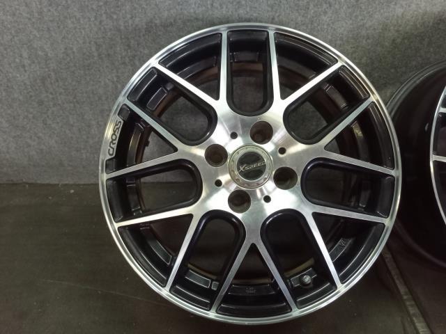 NC919中古 クロススピード 15×5.5J 4穴 100 +43 ホイール 社外アルミ_画像6