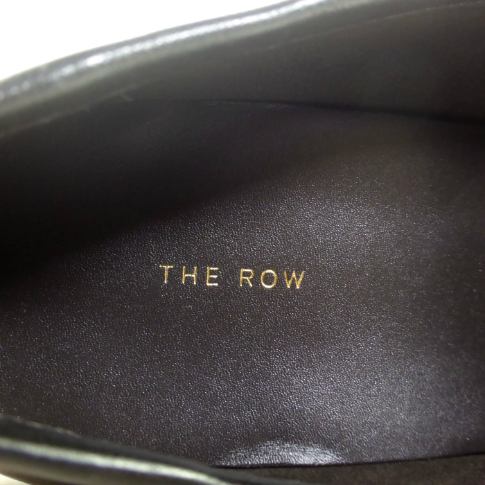  The * low (The Row) Soft Loafernapa кожа Loafer #39 обувь обувь F1280 черный ( новый товар )