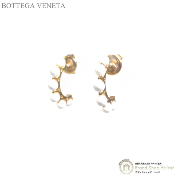  Bottega Veneta (BOTTEGA VENETA) обруч серьги Gold AG925 обе уголок для ( новый товар )