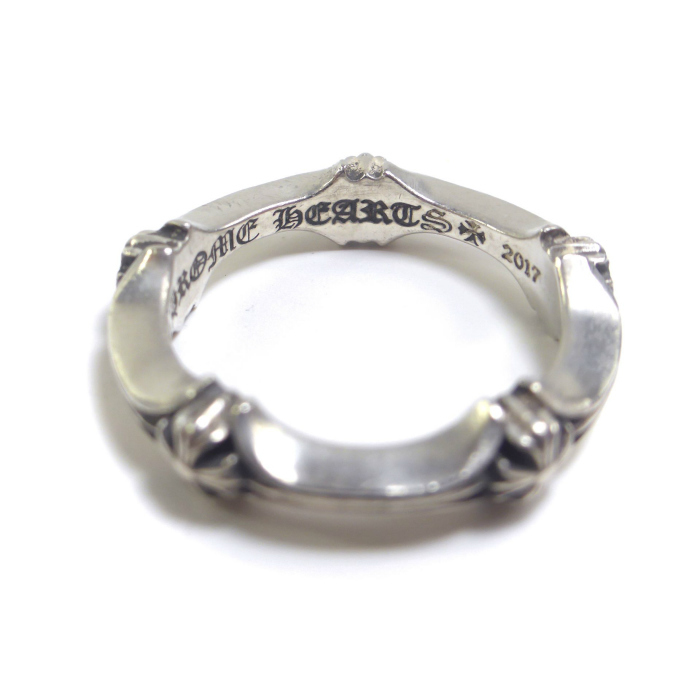 クロムハーツ （Chrome Hearts） PLUS＆BONE RING プラス＆ボーン リング シルバー925 指輪 約13号 シルバー（中古）_画像5