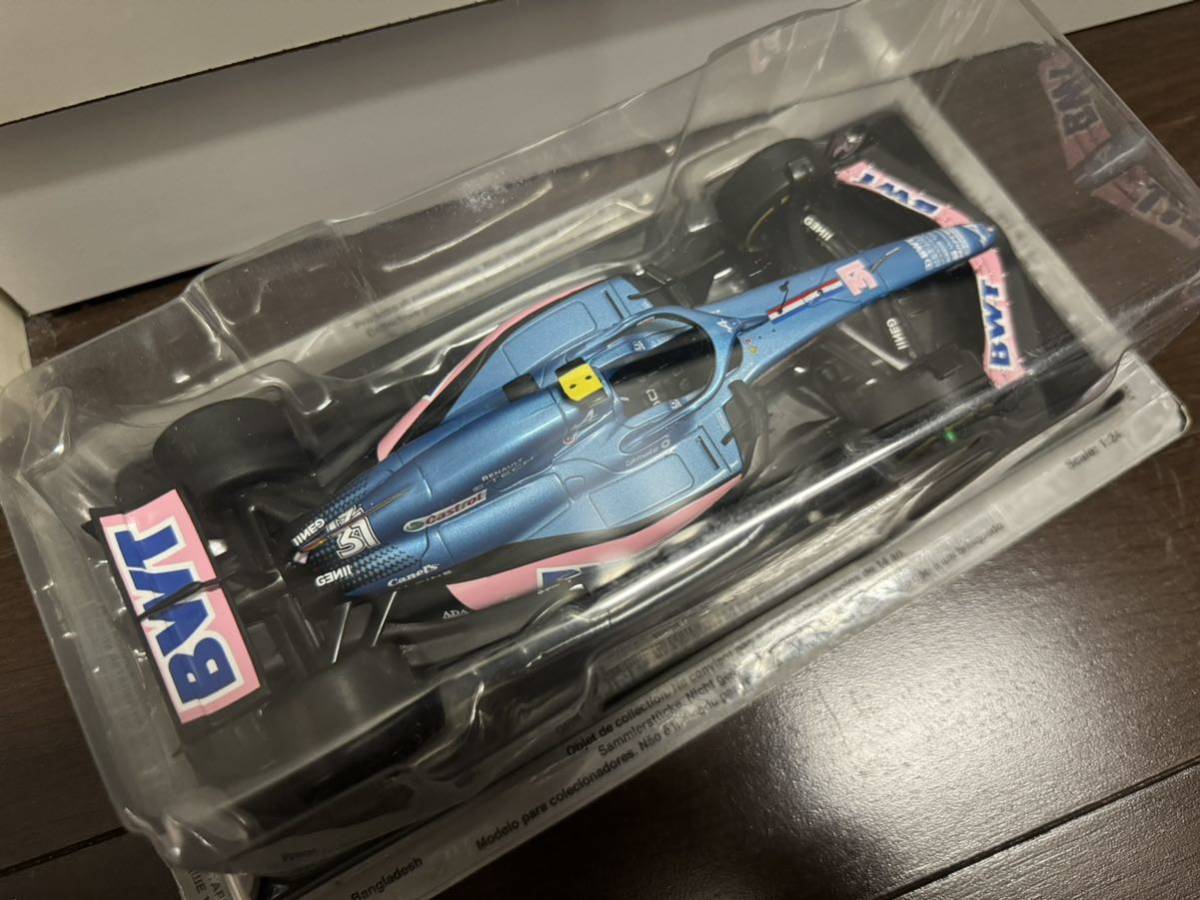 日本未発売 1/24 アルピーヌ A522 オコン ビッグスケール F1 コレクション (検索用)デアゴスティーニ レッドブル 48 RB16b フェラーリ_画像6