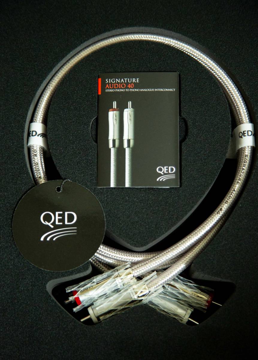 【新品・未使用】QED Signature Audio 40 RCAケーブル 1.0m