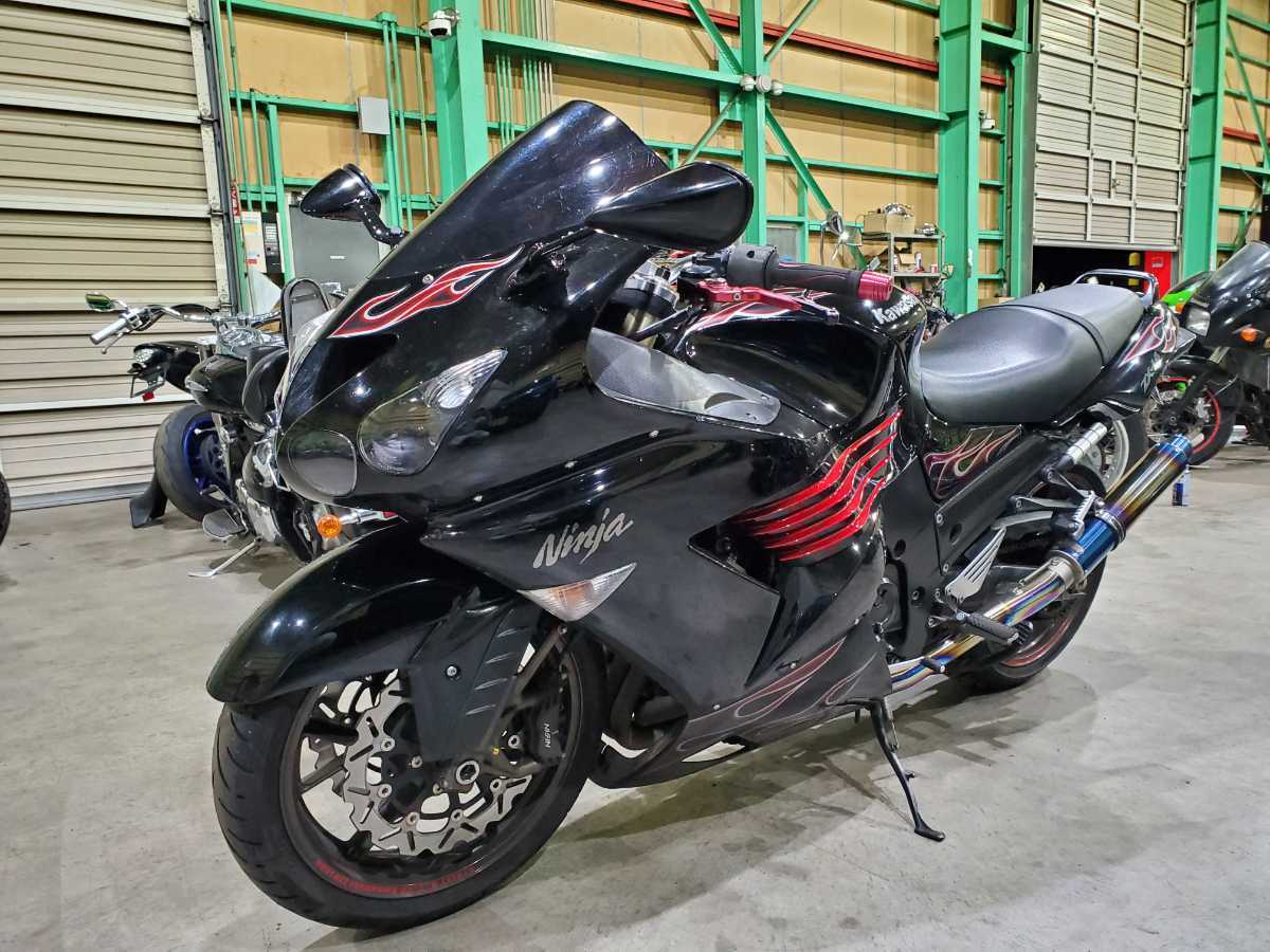 格安　ZZR1400　ZZ-R1400　平成18年式　車検R6年9月　ZXT40A　51930ｋｍ　セル始動　_画像1