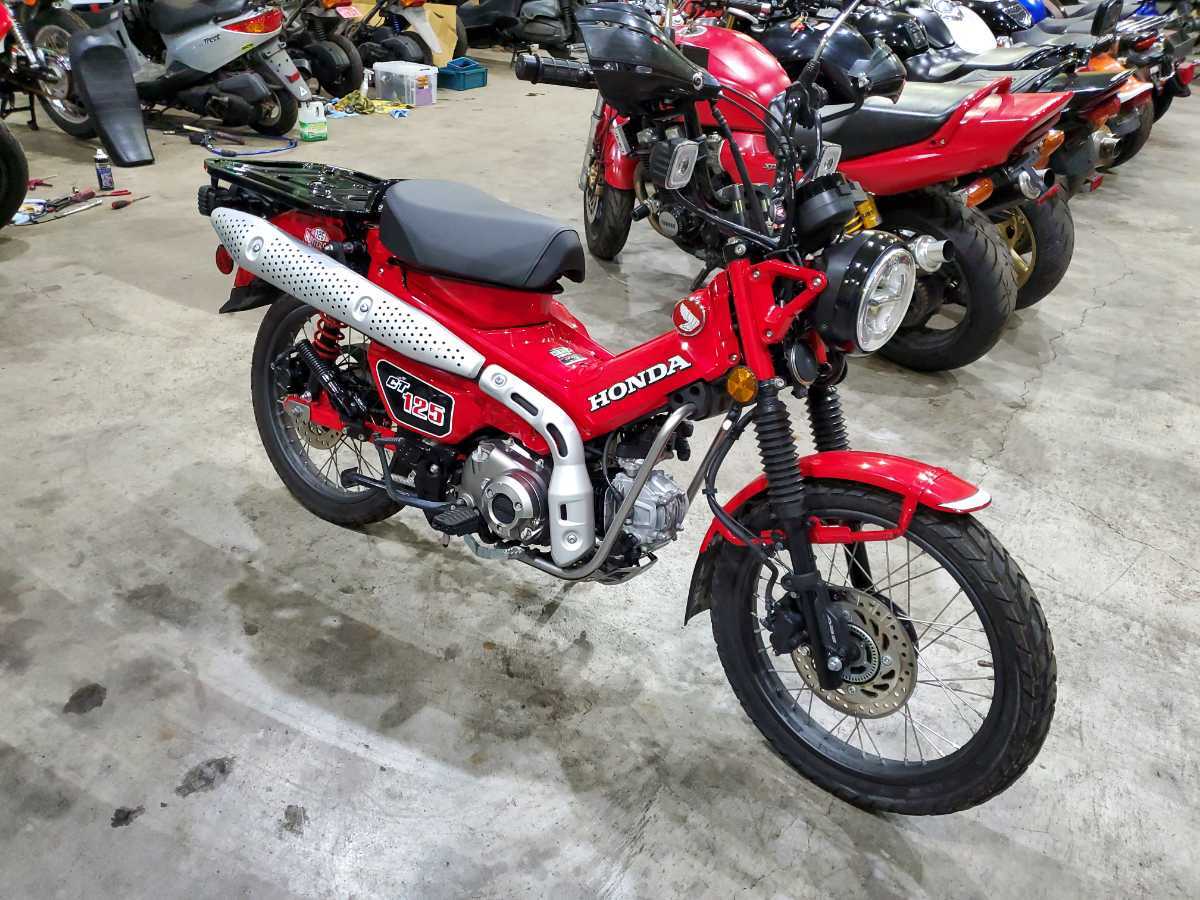 格安 JA55 CT125 カンターカブ125 セル始動 ABS付 6467ｋｍ 低走行 の画像2