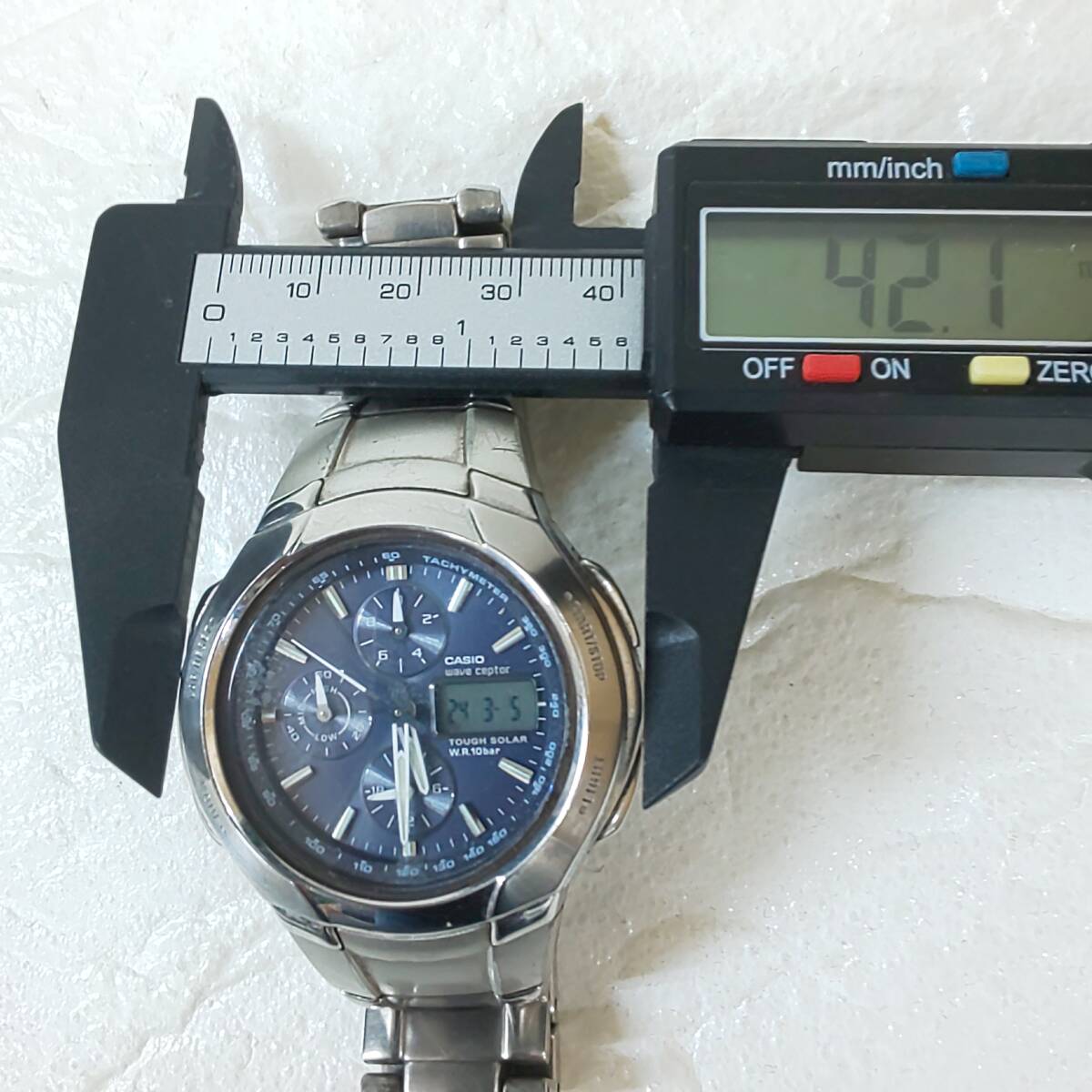 ◎カシオ◎CASIO WVA-500J Wave Ceptor TOUGH SOLAR ウェーブセプター タフソーラー 稼働中 即発送_画像6