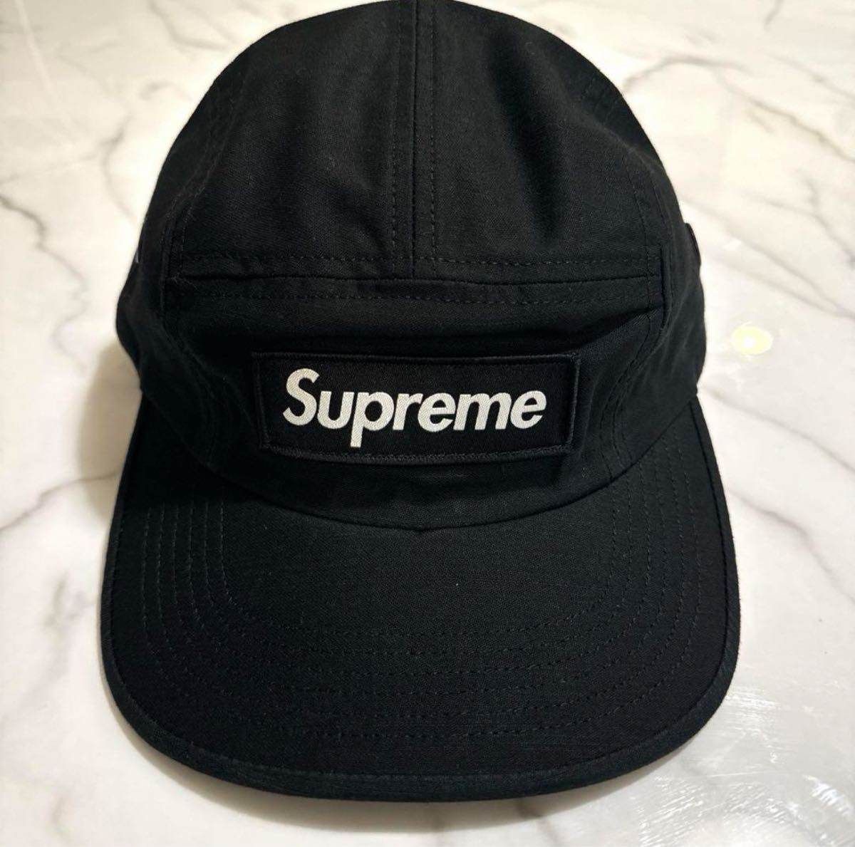 【新品未使用】24ss Supreme Military Camp Cap BLACK 黒　ミリタリーキャンプキャップ