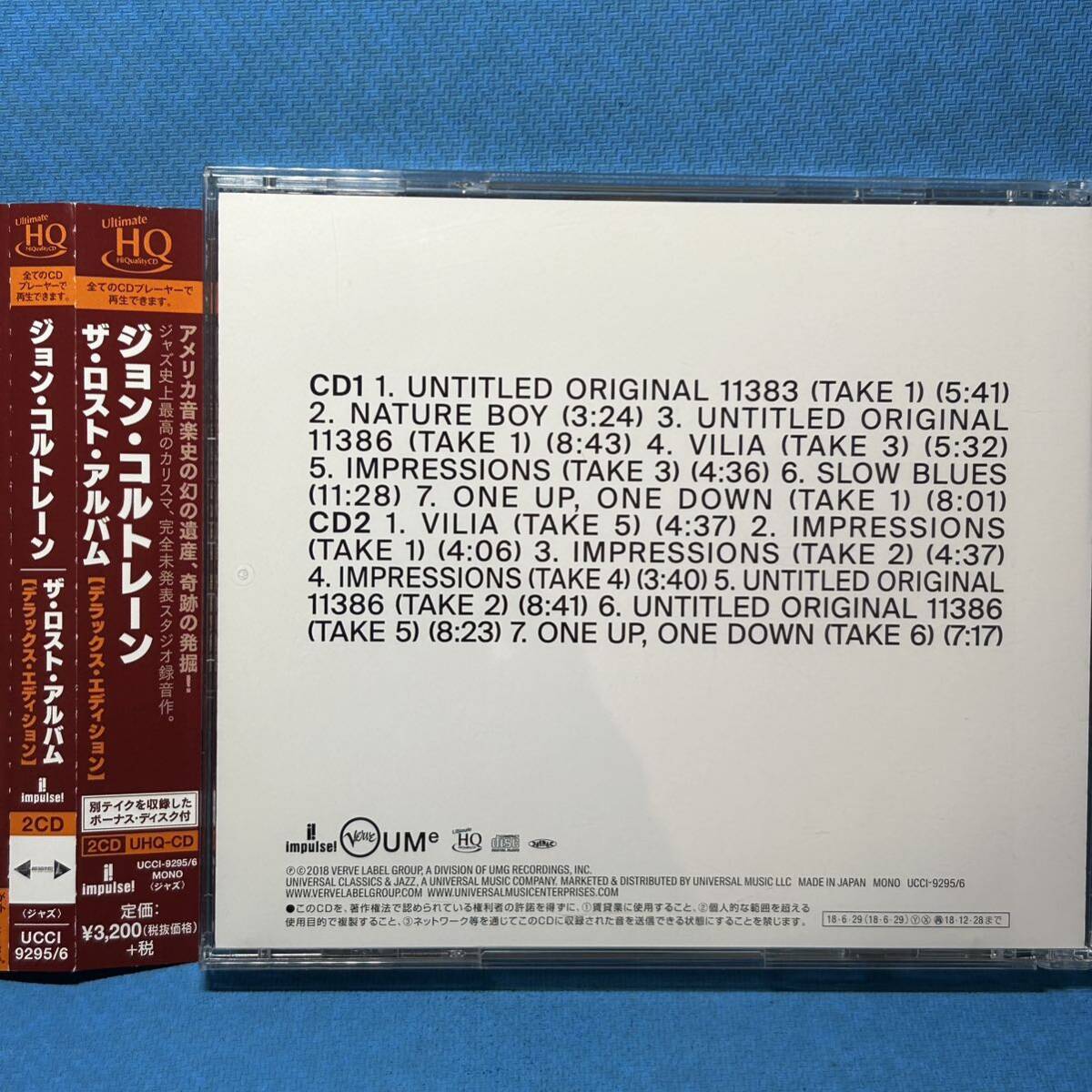 UHQ-CD★ ジョン・コルトレーン / ザ・ロスト・アルバム ★ John Coltrane / BOTH DIRECTIONS AT ONCE: THE LOST ALBUM (DELUXE EDITION) _画像2