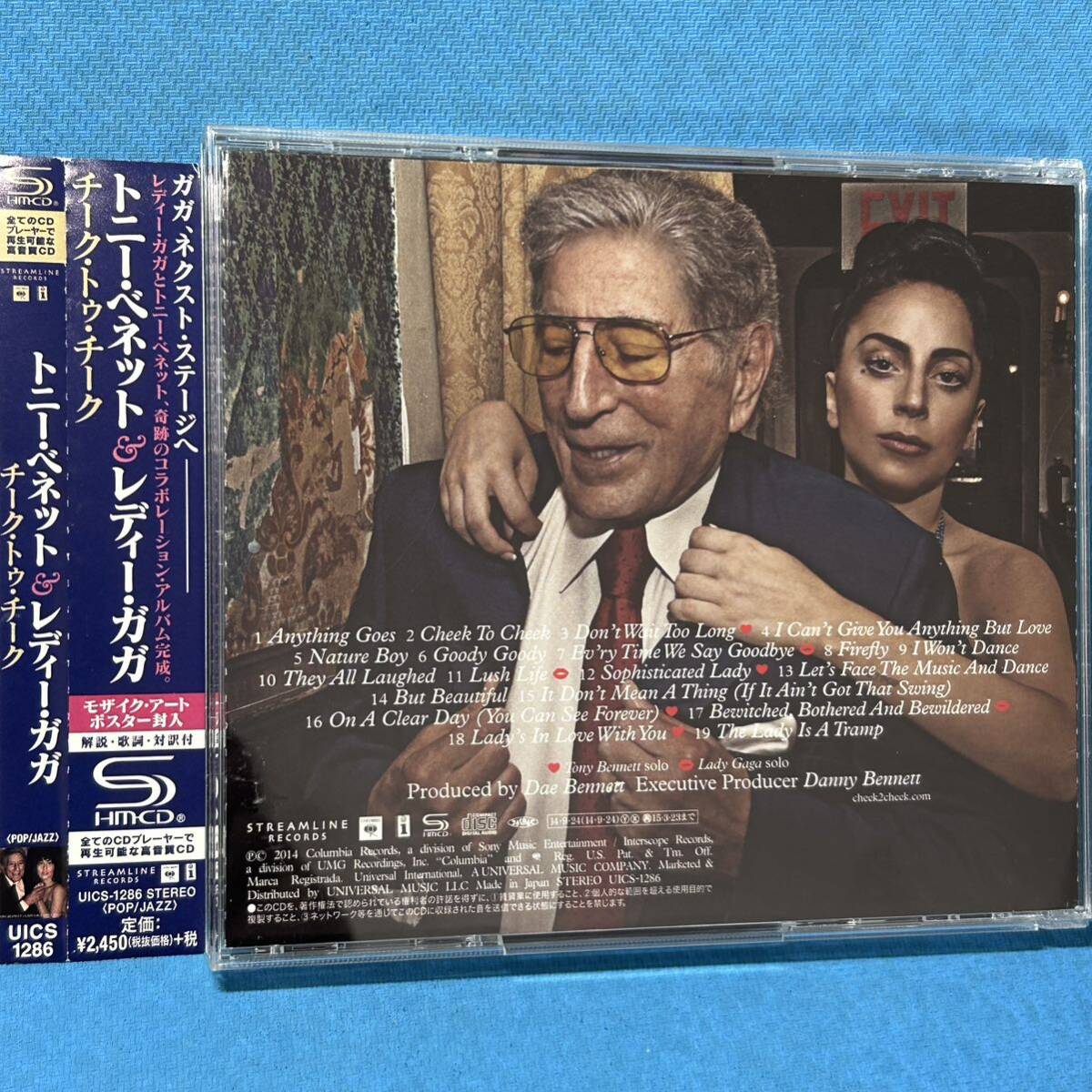 [SHM-CD]★ トニー・ベネット&レディー・ガガ / チーク・トゥ・チーク ★ Tony Bennett 、 Lady Gaga / CHEEK TO CHEEK ★資生堂TVCMソング_画像2