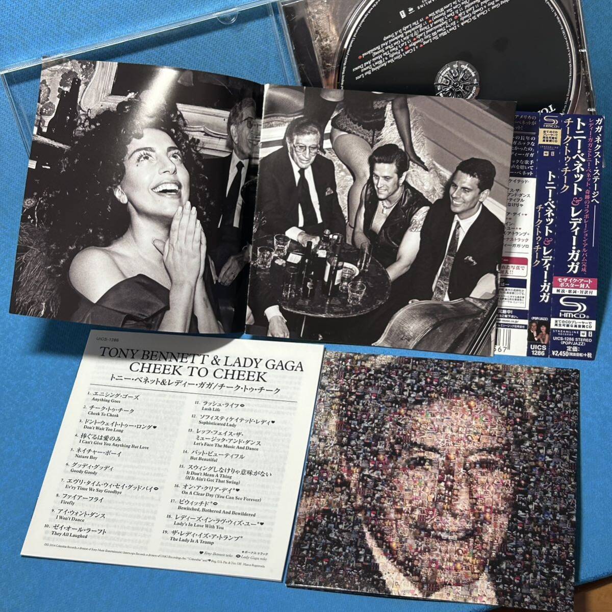 [SHM-CD]★ トニー・ベネット&レディー・ガガ / チーク・トゥ・チーク ★ Tony Bennett 、 Lady Gaga / CHEEK TO CHEEK ★資生堂TVCMソング_画像7