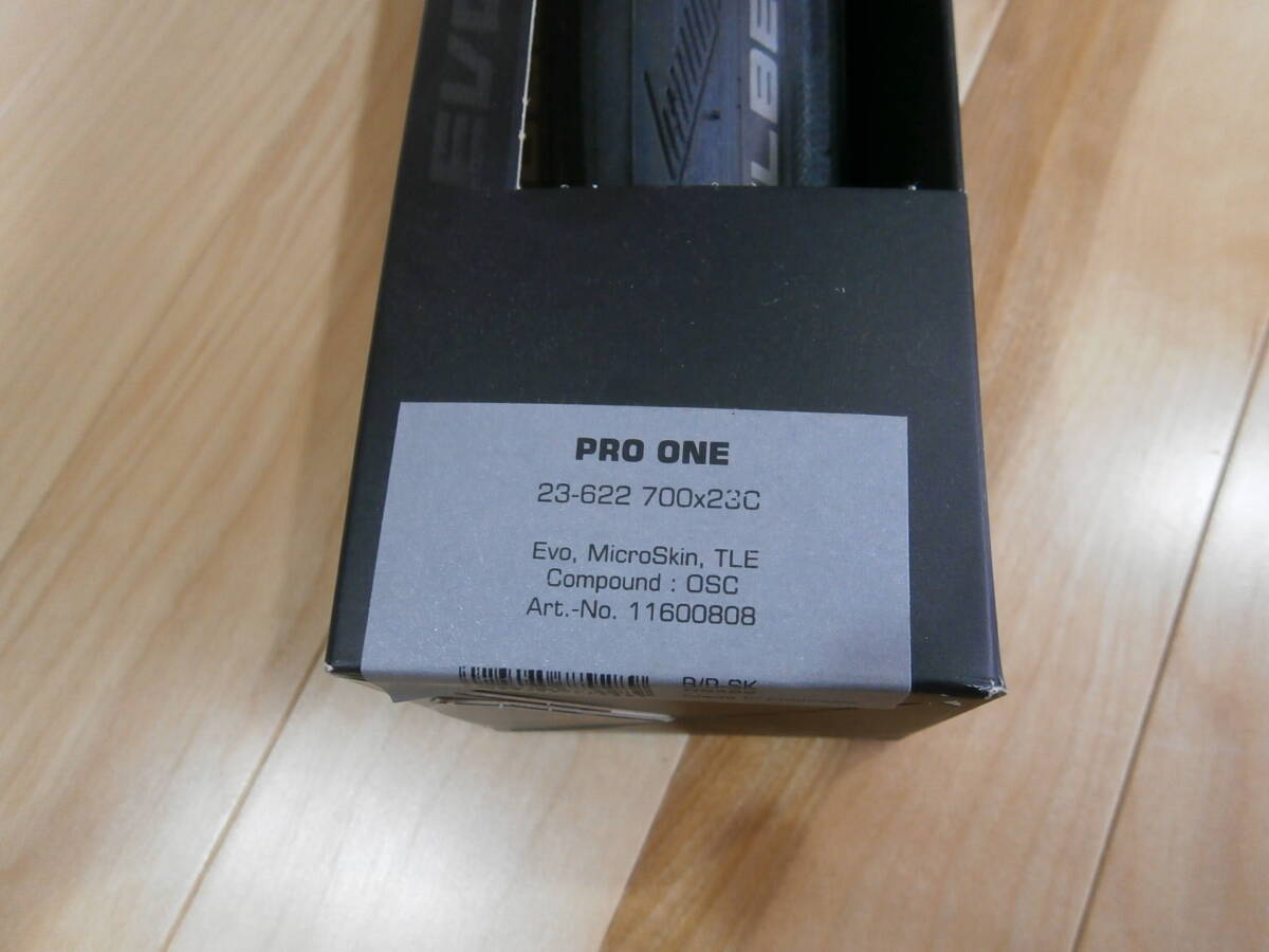 未使用品 Schwalbe Pro One TLE 700×23C EVOLUTION シュアルベ プロワン チューブレス23C 1本セット_画像2