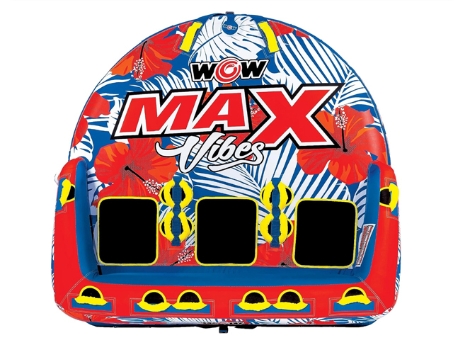 即納】WOW MAX トーイングチューブ 3人乗り バナナボート マリン 即納】WOW MAX トーイングチューブ 3人乗り バナナボート マリン