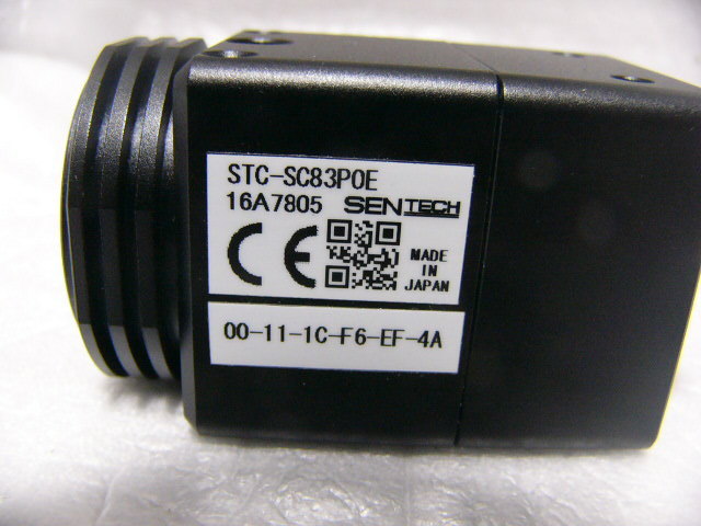 ☆極上完動☆ OMRON SENTECH STC-SC83POE 83万画素GigEカメラ C ☆極上完動☆ OMRON SENTECH STC-SC83POE 83万画素GigEカメラ C