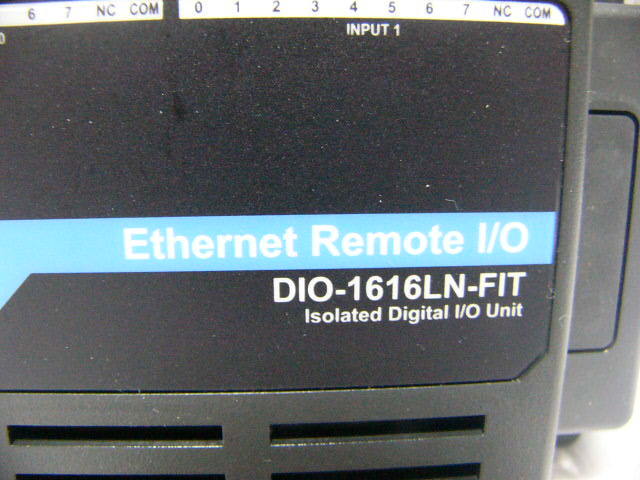 ★未使用に近い★ CONTEC DIO-1616LN-FIT イーサネット接続型 デジタル入出力装置 F&eIT I/O 16ch/16ch 複数有_画像2