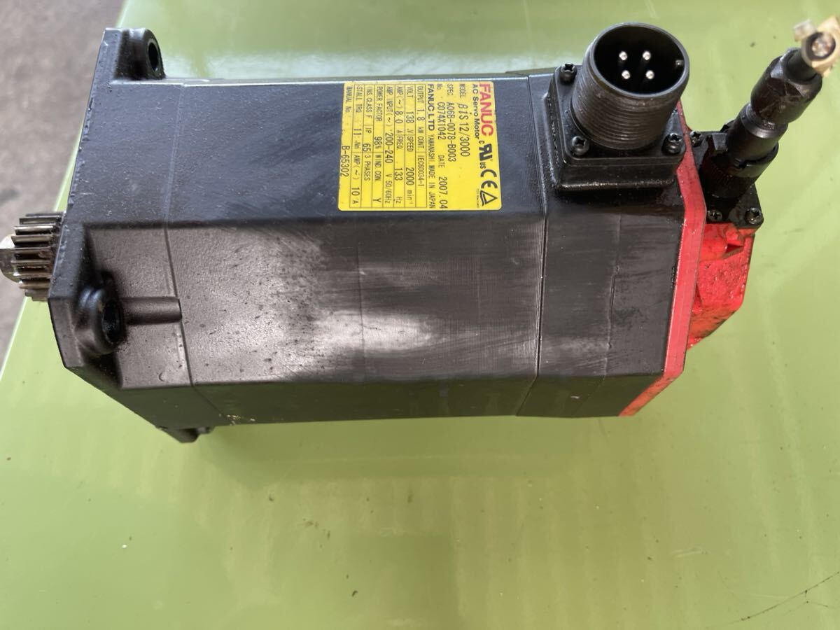 Fanuc ファナック　サーボモーター　Bis 8/3000 A06B-0078-B003 A860-2020-T301 『動作未確認』_画像4