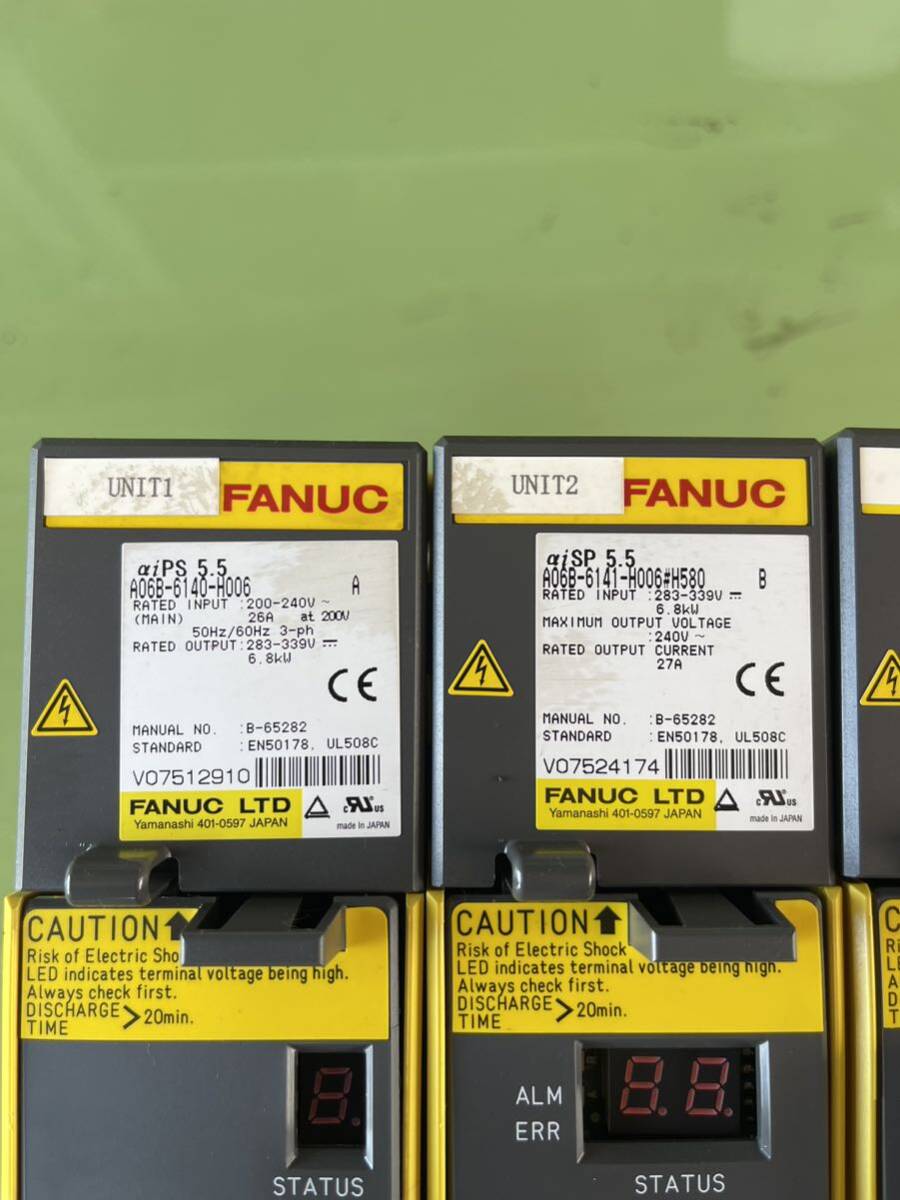 FANUC ファナック A06B-6140-H006 ,A06B-6141-H006 A06B-6117-H209 (3個まとめ)_画像2