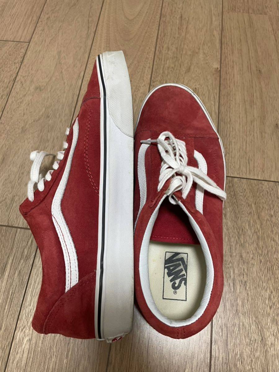 VANS バンズ スニーカー オールドスクール 赤 レッド US10.5 28.5cm