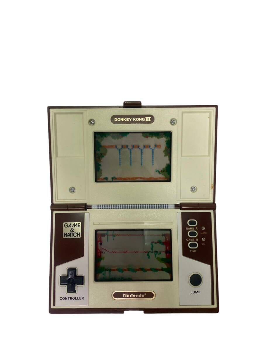 Y-334【任天堂　ゲームウォッチ　ドンキーコング2 JR-55 マルチスクリーン　Nintendo GAME&WATCH DONKEY KONG II】 _画像2