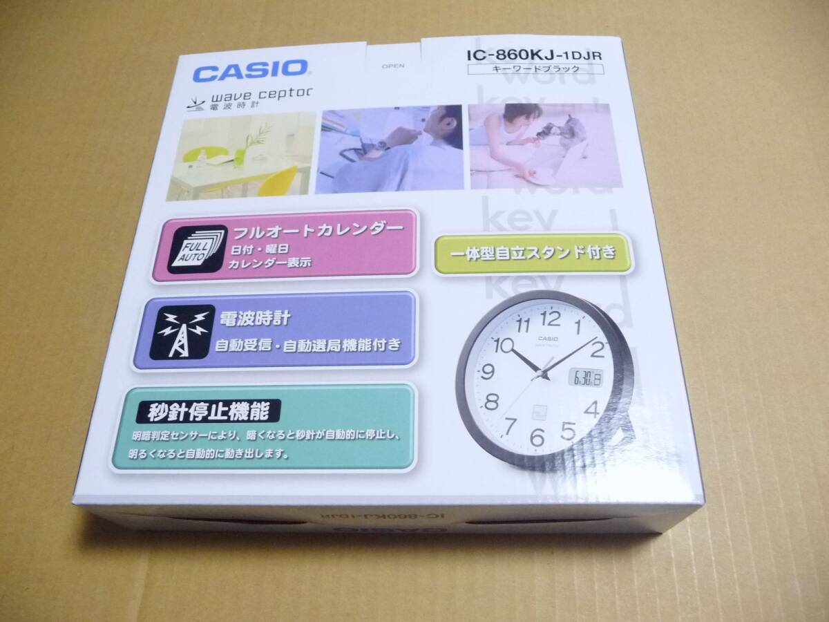 新品 カシオ CASIO 電波時計 掛置兼用 IC-860KJ-1DJR(IC-860J 新品 カシオ CASIO 電波時計 掛置兼用 IC-860KJ-1DJR(IC-860J